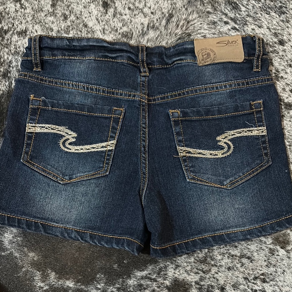 💥Silver Jean shorts💥